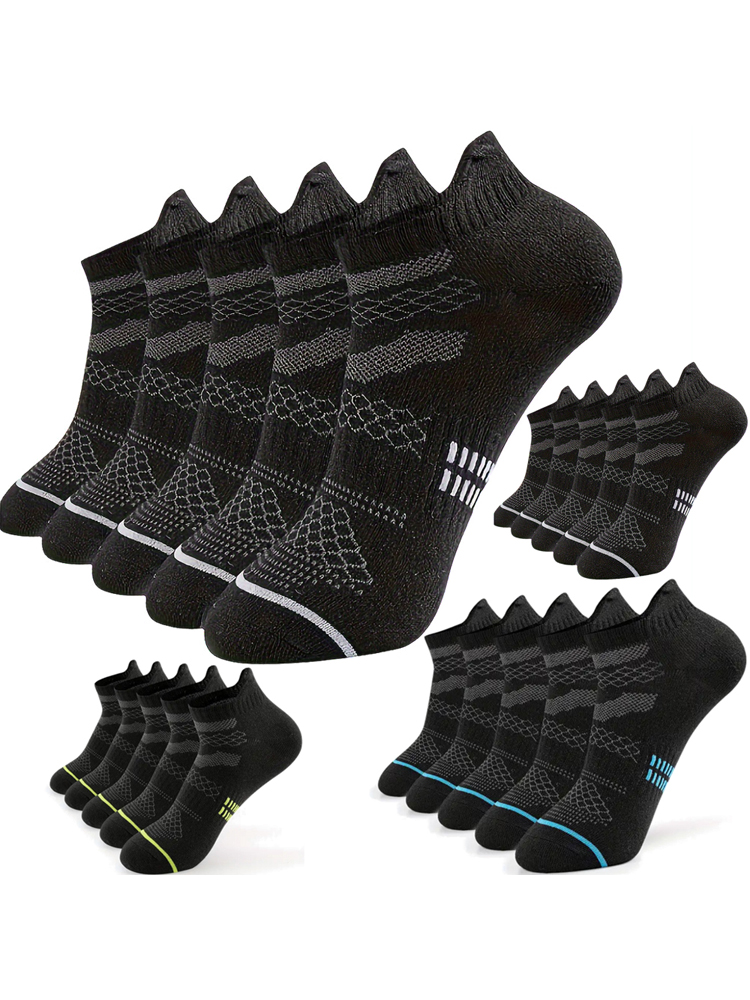 No Show Sock Women - 10足組 ソフトローカット ノーショーソックス ユニセックス スポーツ アンクルクッション