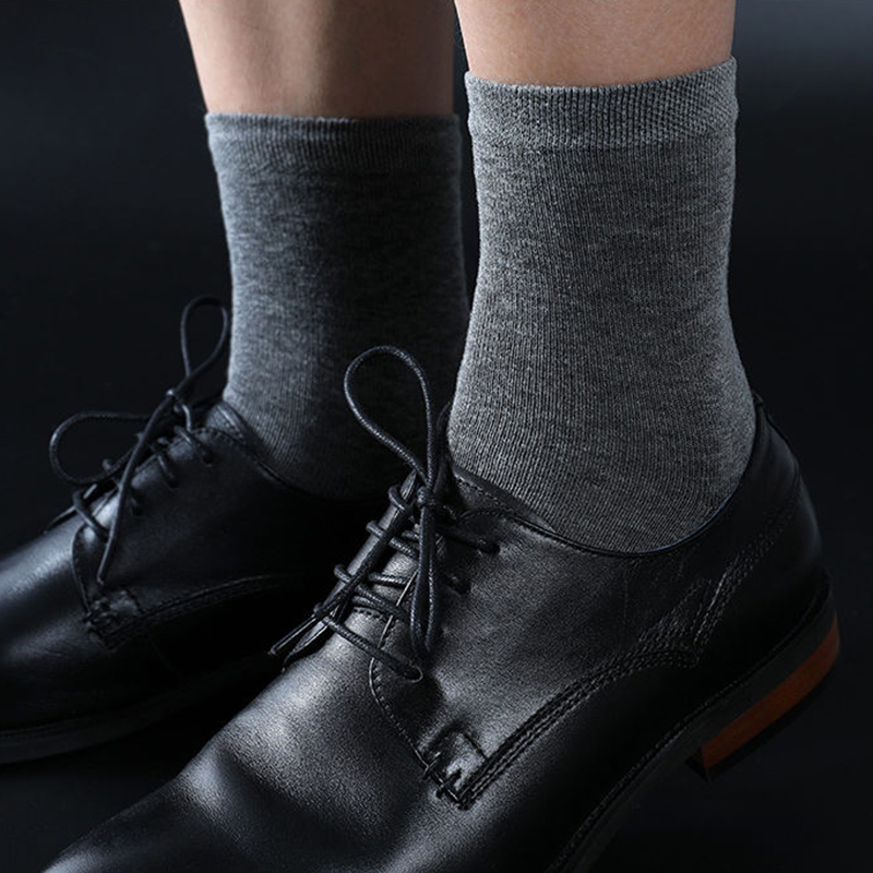 ボックスパックメンズ綿靴下 10 ペア/ボックス黒ビジネス男 - Cotton Crew Sock Pack のレビューと価格