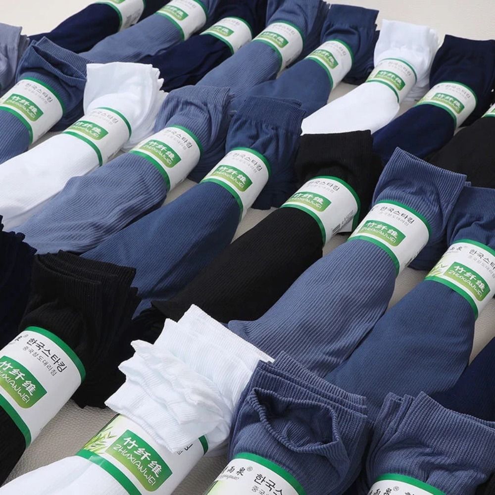 10 ペアカジュアル通気性男性アイスシルクソックスソフト弾性 - Silk Sock Bamboo のレビューと価格