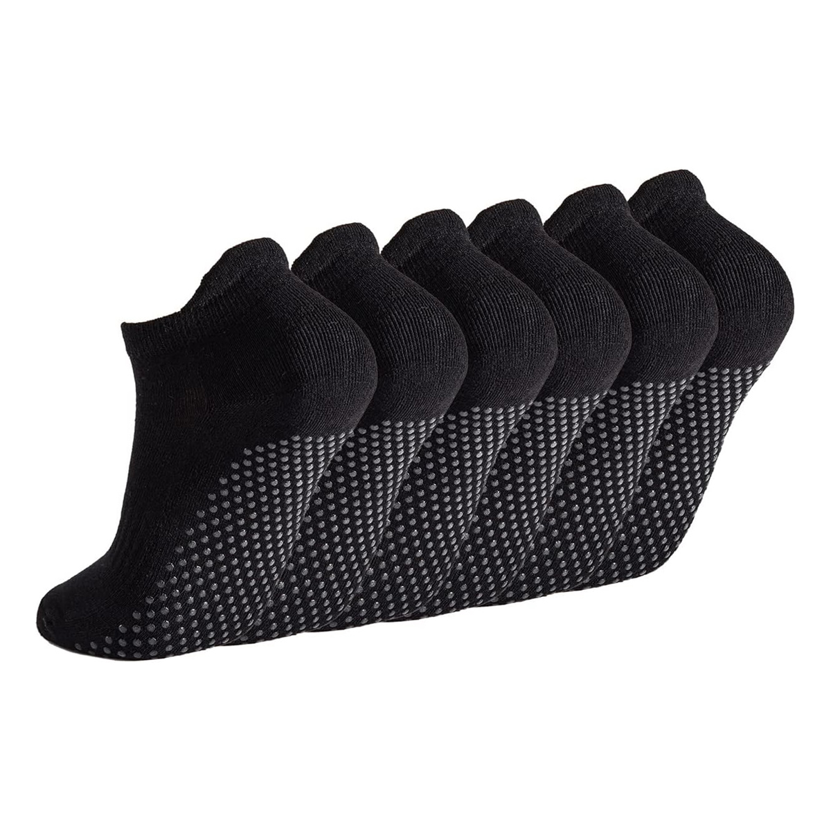 6 ペア ヨガソックス 女性用 ピラティス ノンスリップソッ - Grip Sock Yoga のレビューと価格