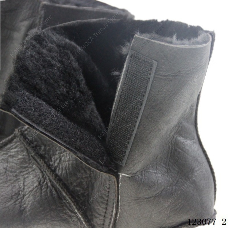 本物の羊皮革靴下男性女性冬暖かい毛皮ワンピースサーマルクフス - Thermal Sock Winter のレビューと価格